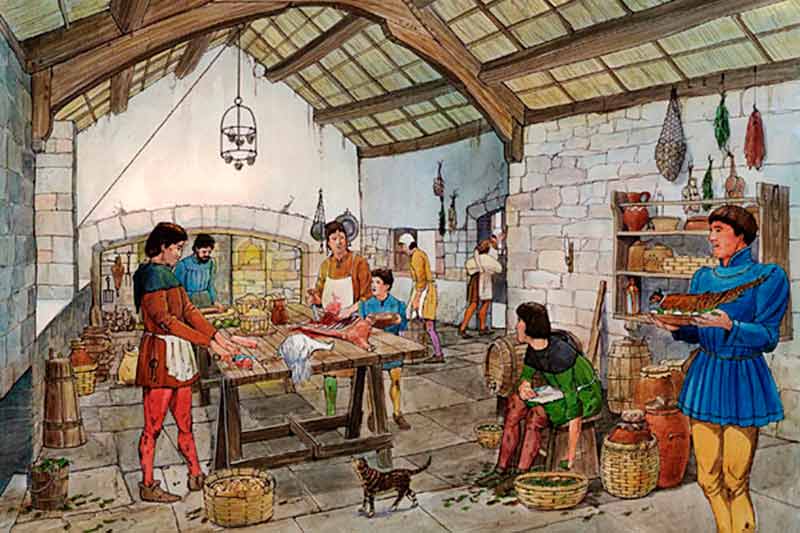 Кухня средневековья. Изображение 1
